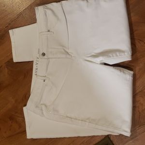 Ava & Viv white jeggings size 16W